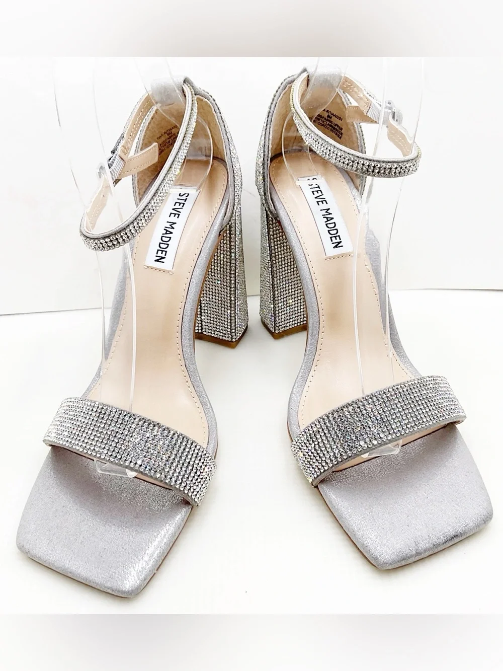🆕{Steve Madden} TIAA Rhinestone Sandals